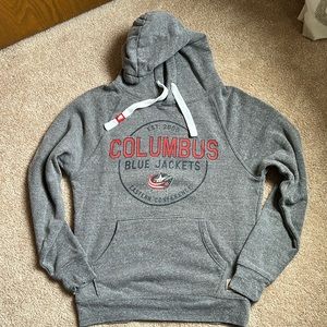 Sportige Columbus Blue Jackets Unisex Hoodie   Size Small